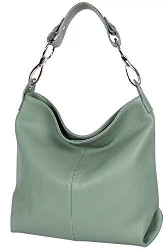 AmbraModa Taschen & Rucksäcke AmbraModa GL033 - Damen echt Ledertasche Handtasche Schultertasche Henkeltasche Beutel