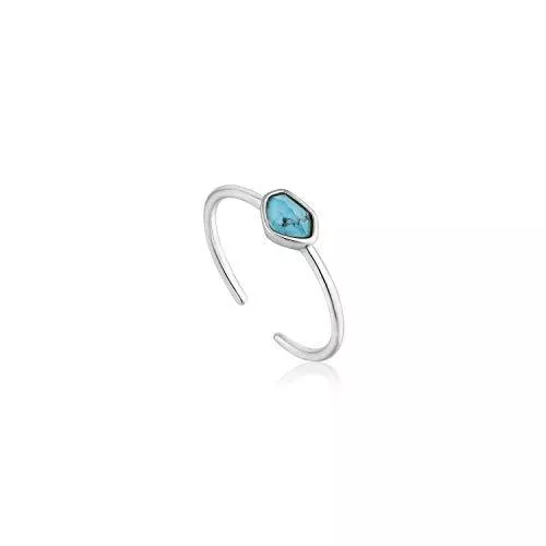 ANIA HAIE Schmuck Ania Haie Damen-Damenring Turquoise Adustable Ring 925er Silber Türkis One Size 88048288