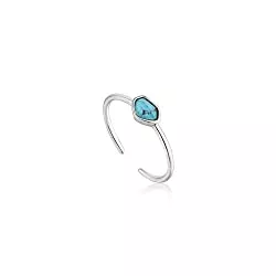 ANIA HAIE Schmuck Ania Haie Damen-Damenring Turquoise Adustable Ring 925er Silber Türkis One Size 88048288