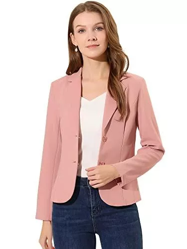 Allegra K Blazer Allegra K Damen-Blazer mit Reverskragen, für Arbeit und Büro