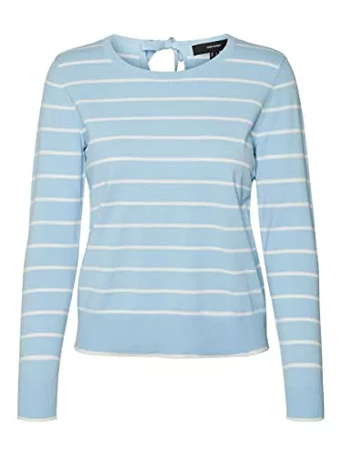 Echte Pullover & Strickmode Echte Mode Pullover aus Baumwolle mit Schleife hinter dem Hals.