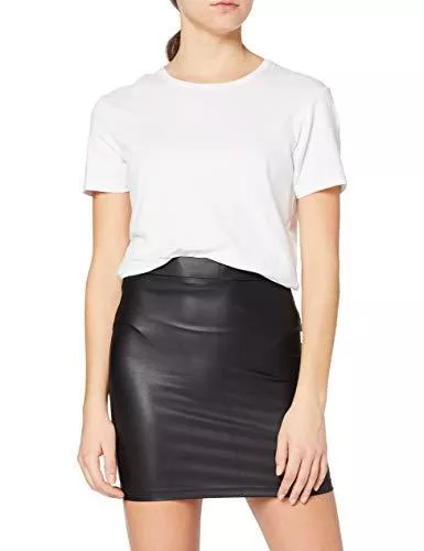 PIECES Röcke PIECES Damen Pcnew Shiny Hw Skirt Noos Rock