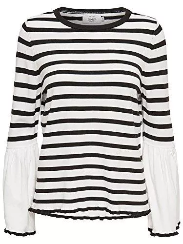 ONLY Pullover & Strickmode ONLY DAMEN SWEATER LAURA FLARED PULLOVER KNT 15149715