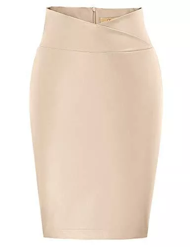 GRACE KARIN Röcke GRACE KARIN High Waist Röcke Bleistiftrock Damen Knielang Pencil Rock CL05