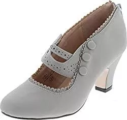 V-Luxury High Heels V-Luxury Mary Jane Damen 36-MINA4 Schuhe mit geschlossenem Zehenbereich