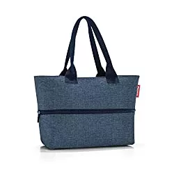 Reisenthel Taschen & Rucksäcke Reisenthel Shopper e1 Großraumtasche aus hochwertigem Polyestergewebe in der Farbe Twist Blue/wasserabweisend