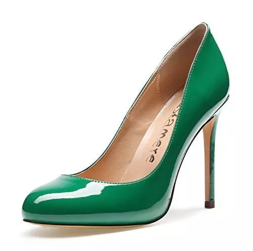 CASTAMERE High Heels Castamere Damen High Heels Runde Zehen Elegant Partie Pumps Stilettos 10CM