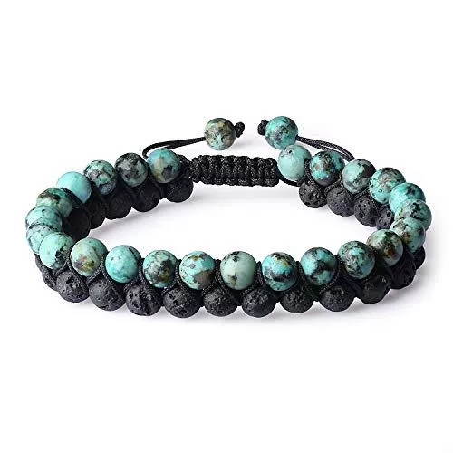 coai Schmuck coai Edelsteine Handgeknüpftes Doppelschichtes Armband