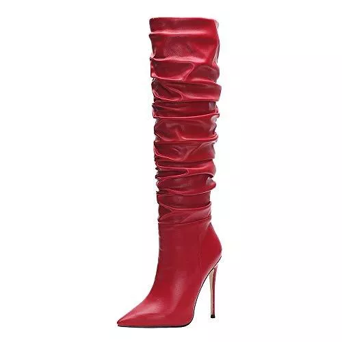 Lydee Stiefel Lydee Mode Stiletto Damen Slouch Stiefel