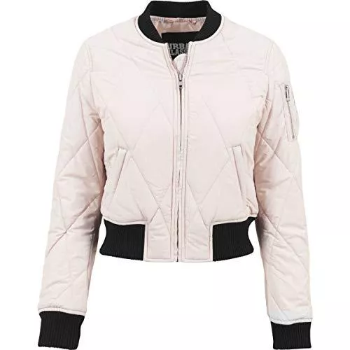 Urban Classics Jacken Urban Classics Damen Jacke Ladies Diamond Quilt Short Bomber
