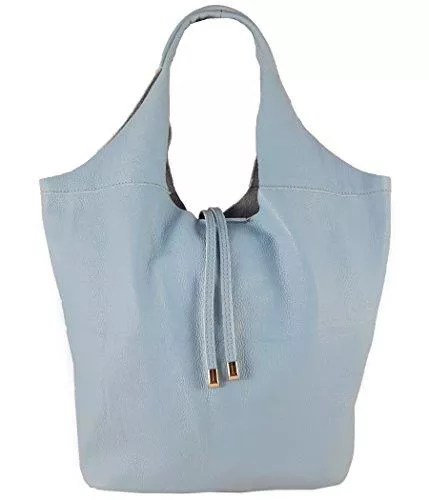 Freyday Taschen & Rucksäcke Freyday Echtleder Shopper mit Schmucktasche in vielen Farben Schultertasche Damen Henkeltasche S05