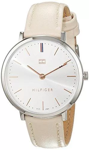Tommy Hilfiger Uhren Tommy Hilfiger Damen Analog Quarz Uhr mit Leder Armband 1781691