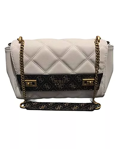 GUESS Taschen & Rucksäcke Guess Borsa a tracolla/spalla group Katey beige multilogo B22GU106 QB787019