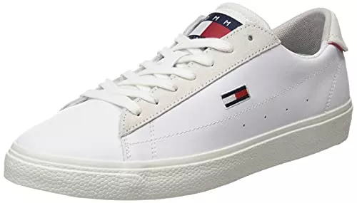 Tommy Hilfiger Sneaker & Sportschuhe Tommy Hilfiger Damen Leather Low Cut Vulc Sneaker
