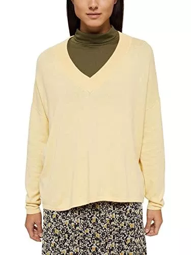 ESPRIT Pullover & Strickmode ESPRIT Mit Kaschmir: V-Ausschnitt-Pullover