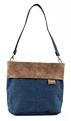 Zwei Taschen & Rucksäcke Zwei Olli OT8 Tasche Damen Umhängetasche Schultertasche 25x23x10 cm (BxHxT), Farbe:, Blue (Blau), One size
