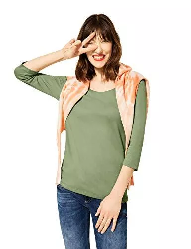 Street One Langarmshirts Damenshirt 3/4 Arm Basic-T-Shirt