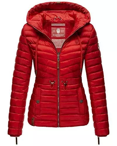 MARIKOO Jacken MARIKOO Damen Übergangsjacke leichte Stepp-Jacke mit Kapuze Aniyaa XS-XXL