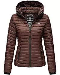 MARIKOO Jacken MARIKOO Damen Jacke Steppjacke Übergangsjacke mit Kapuze gesteppt B600