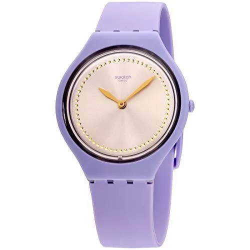 Swatch Uhren Swatch Unisex Erwachsene Analog Quarz Uhr mit Silikon Armband SVOV100