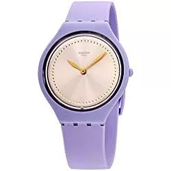 Swatch Uhren Swatch Unisex Erwachsene Analog Quarz Uhr mit Silikon Armband SVOV100