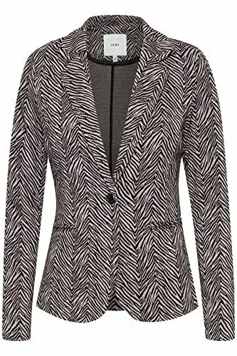 ICHI Blazer ICHI Damen Ihkate Zebra Bl Lässiger Business-Blazer