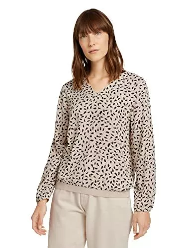 TOM TAILOR Langarmblusen TOM TAILOR Damen Basic Bluse