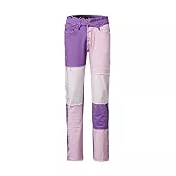 Geagodelia Jeans Geagodelia Skinny Patchwork Jeans für Damen UK Y2K Stretch Denim Jeggings Hose Bleistift Hose