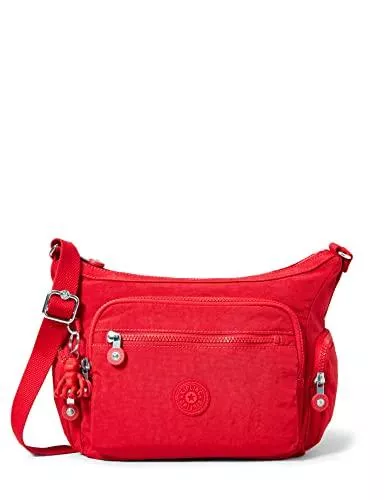 Kipling Taschen & Rucksäcke Kipling Womens GABBIE S Crossbody, Red Rouge, 16.5x29x22 cm
