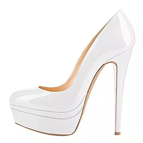Only maker High Heels Only maker Damen Double-Plateau Pumps Klassische Stiletto Absatzschuhe Platform High Heels Damenschuhe