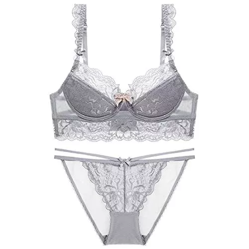 HAIYANLG Unterwäsche & Dessous Damen Unterwäsche BH Sets Ultradünne Baumwolle Mädchen Dünn Sexy Spitze Unterwäsche