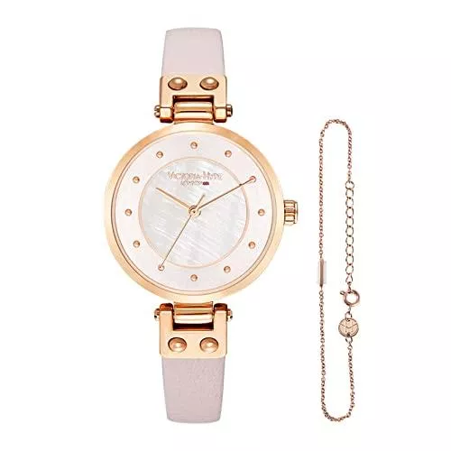 VICTORIA HYDE Schmuck VICTORIA HYDE Damenuhr Damen Analog Quarz Armbanduhr mit Edelstahlarmband Rose Gold Damen Uhren