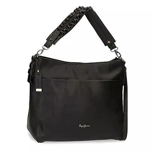 PEPE JEANS Taschen & Rucksäcke Pepe Jeans Aina Gepäck- Kuriertasche, 27x17x12 cms, Black