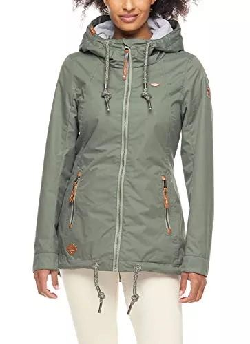 Ragwear Jacken Ragwear ZUZKA Damen Frauen Übergangsjacke,Übergangsjacke mit Kapuze,wasserdicht
