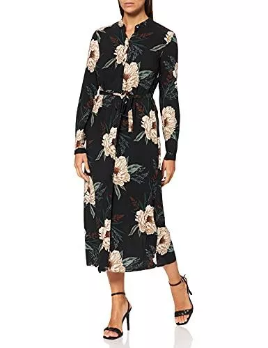 VERO MODA Freizeit VERO MODA Female Maxikleid Hemd