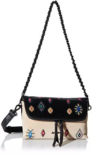 Desigual Taschen & Rucksäcke Desigual Womens BOLS_July TRIBU Venecia M Across Body Bag, Black, One Size