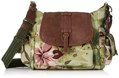 Desigual Taschen & Rucksäcke Desigual Damen Fabric SHOULDER BAG, Grün, U EU