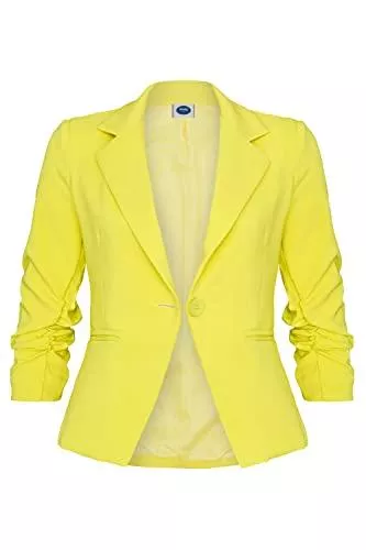 4tuality Blazer 4tuality Damenblazer tailliert mit 3/4 Arm Gr. S - XXL