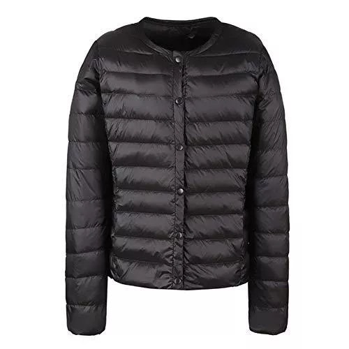 CHIYEEE Jacken CHIYEEE Packbar Daunenjacke Damen Ultra Leichtgewicht Langer Winter Kugelmantel mit Tragetasche S-XXXL