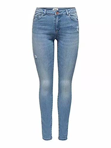 ONLY Jeans ONLY Female Skinny Fit Jeans ONLWauw Life Mid Destroyed