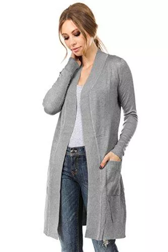 Cielo Jacken Cielo Damen Langarm Sweater Duster Strickjacke