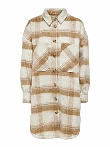 ONLY Jacken ONLY Damen Jacke ONLEPIC L/S OVERSI CHECK SHACKET CC PNT