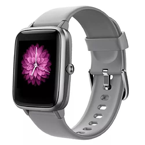 Fitpolo Uhren Smart Watch Fitness Tracker Fitness Armband mit herzfrequenz,SmartWatch IP68 Wasserdicht Fitness Uhr Voller Touchscreen mit Musiksteuerfunktion Schlafmonitor Uhren für Damen Herren Kinder