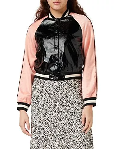 find. Jacken Amazon-Marke: find. Damen Bomberjacke in Lackleder-Optik