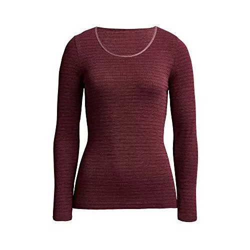 con-ta Unterwäsche & Nachtwäsche con-ta Thermo Langarm Shirt, wärmendes Thermoshirt aus natürlicher Baumwolle, bequemes Basic-Oberteil, Damenbekleidung, in versch. Farben, Größen: 36/XS - 50/4XL