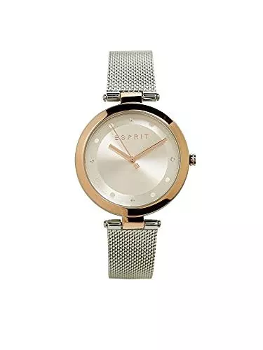 ESPRIT Uhren Esprit Edelstahl-Uhr mit Mesh-Armband