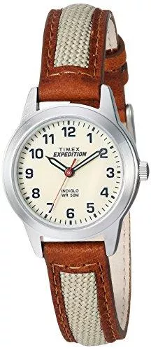 Timex Uhren Timex Damen Datum klassisch Quarz Uhr mit Leder Armband
