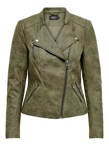 ONLY Jacken ONLY Female Jacke Leder-Look
