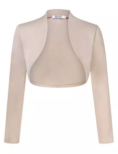 KOJOOIN Strickjacken KOJOOIN Damen Bolero Kurze Strickjacke Festlich Kurz Cardigan Elegant Schulterjacke(Verpackung MEHRWEG)