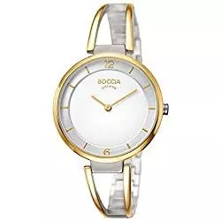 Boccia Uhren Boccia Damen Analog Quarz Uhr mit Titan Armband 3260-02